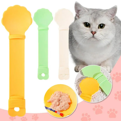 Pet Feed Spoon - Wet Treat Cat Feeder Spoon - Snack Liquid Food Feeding Watering Supplies For Indoor Kitten - Treat Accesso S8P8